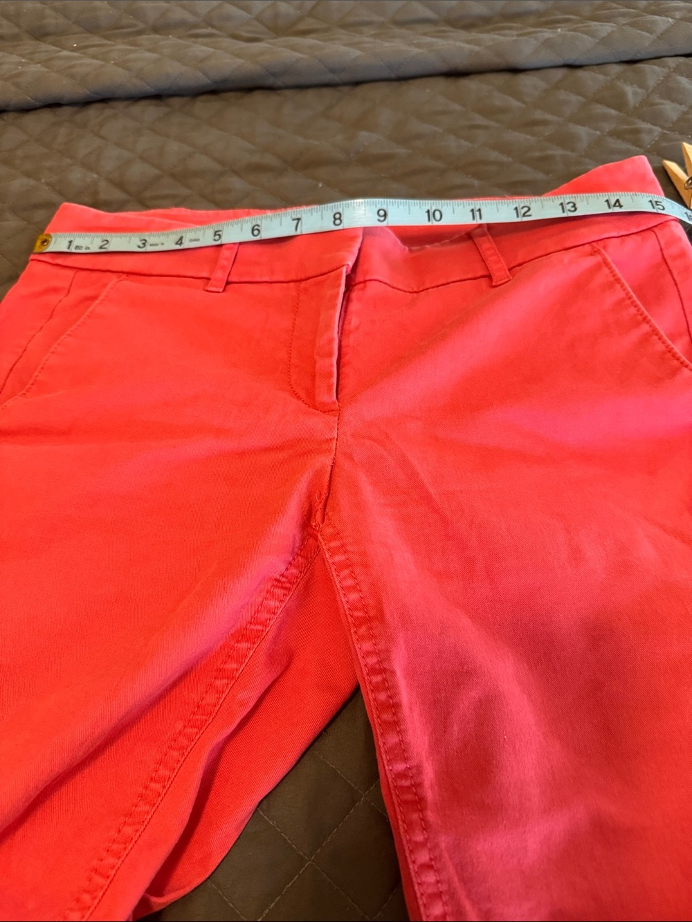 LOFT Women’s Coral-Red Chino Pants